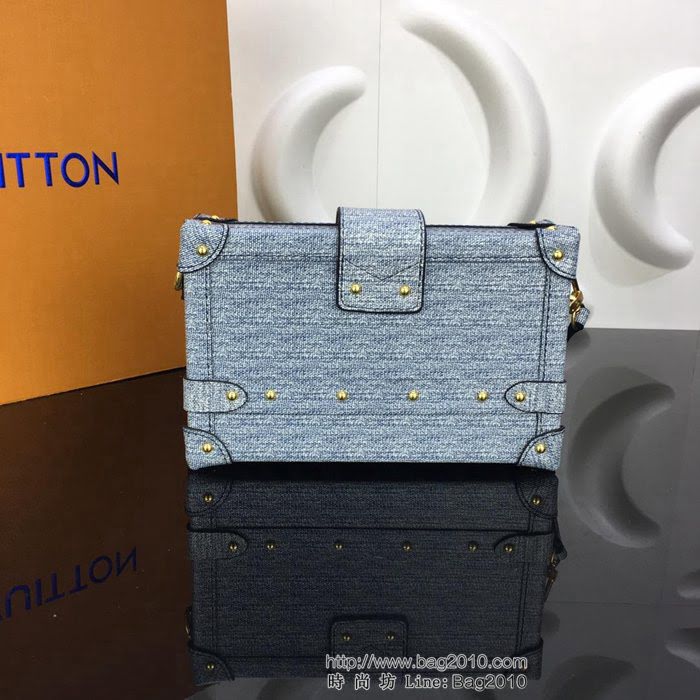 路易威登LV 頂級原單 M54589 明星同款盒子包 Petite Malle Monogram手袋 全天候手袋  YDH2415